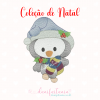 MATRIZ DE BORDADO NATAL EXCLUSIVA DANI FAITANIN COM RENA, PAPAI NOEL, MAMÃE NOEL, BONECO DE GENGIBRE, PINGUIM, BONECO DE NEVE ARVORE DE NATAL