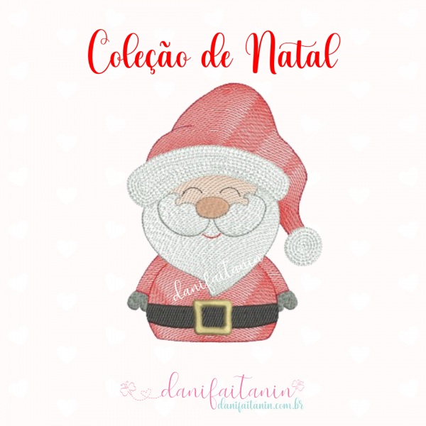 MATRIZ DE BORDADO NATAL EXCLUSIVA DANI FAITANIN COM RENA, PAPAI NOEL, MAMÃE NOEL, BONECO DE GENGIBRE, PINGUIM, BONECO DE NEVE ARVORE DE NATAL